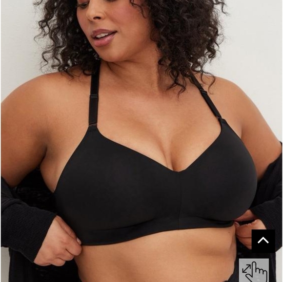 40C TORRID, Dream Wire-Free Bra, Black Lace EUC B58 - Picture 5 of 9